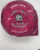 Greek Nonfat Yogurt Black Raspberry