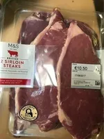 2 Sirloin Steaks