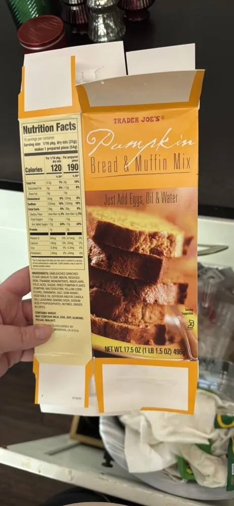 Pumpkin Bread & Muffin Mix