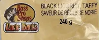 Black licorice taffy