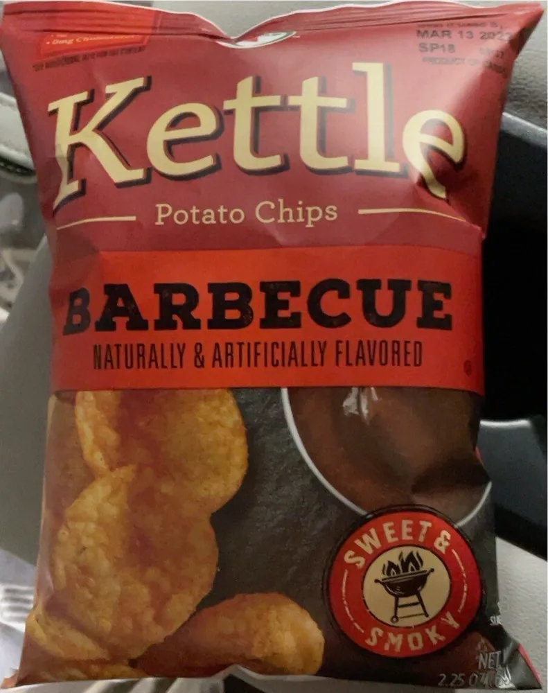 Kettle Potato Chips Barbecue Flavored