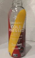 Organic Cold Pressed Juice Strawberry Banana