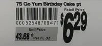 7s go yum birthday cake pt