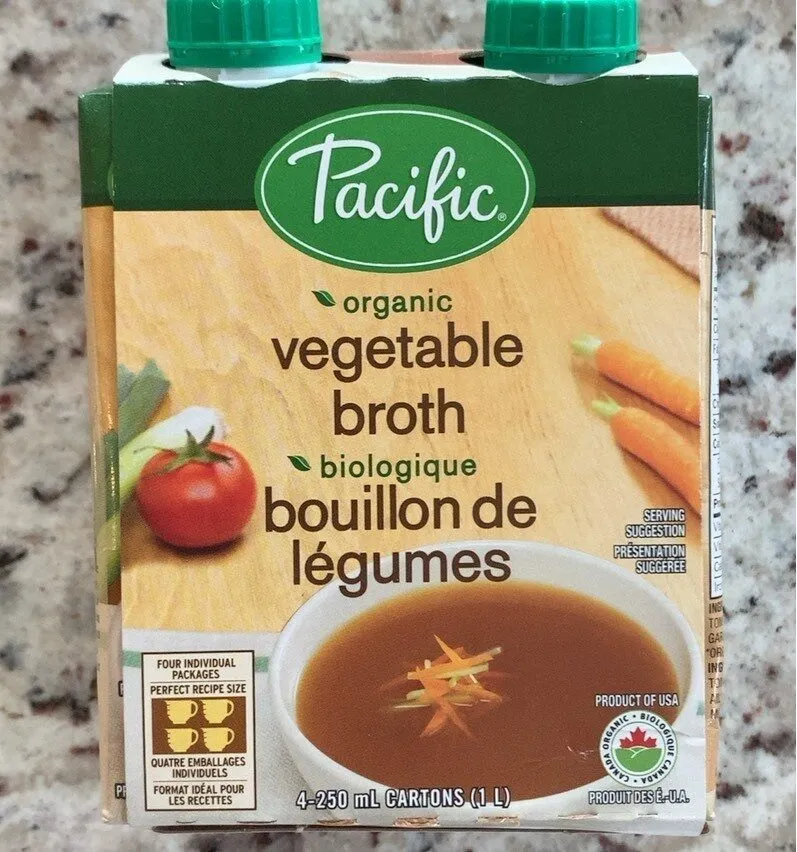 Organic vegetable broth
