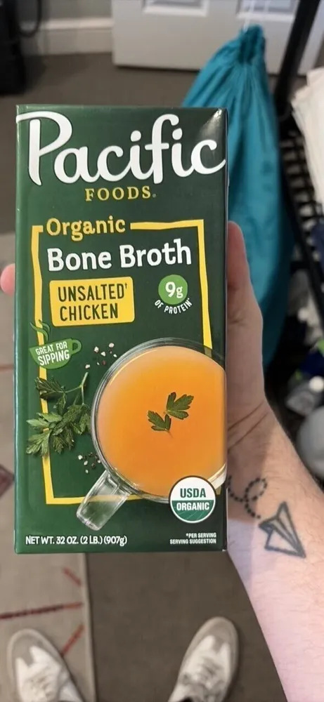 Organic Bone Broth Chicken Unsalted