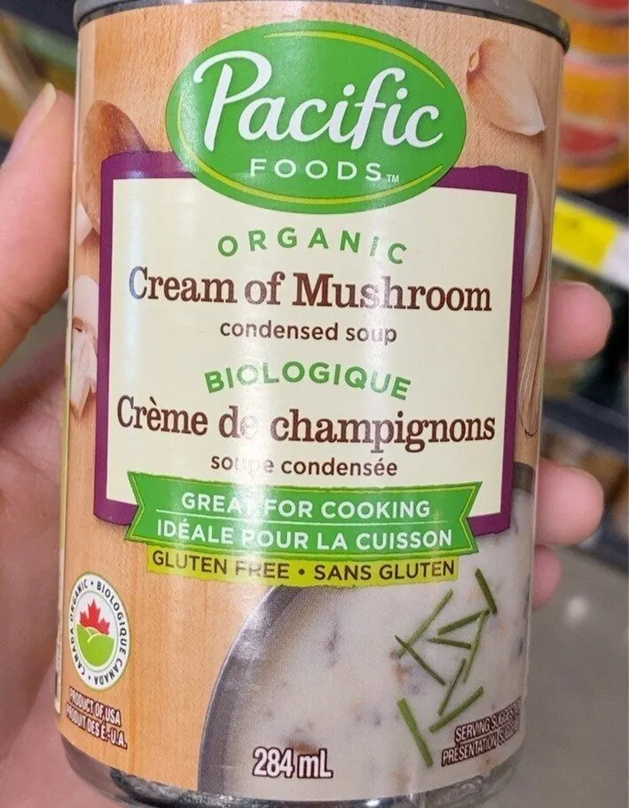 Organic cream of mushroom