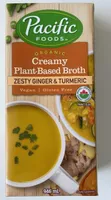 Organic Creamy Plant-Based Broth - Zesty Ginger & Turmeric