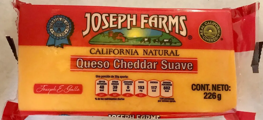 Queso cheddar suave
