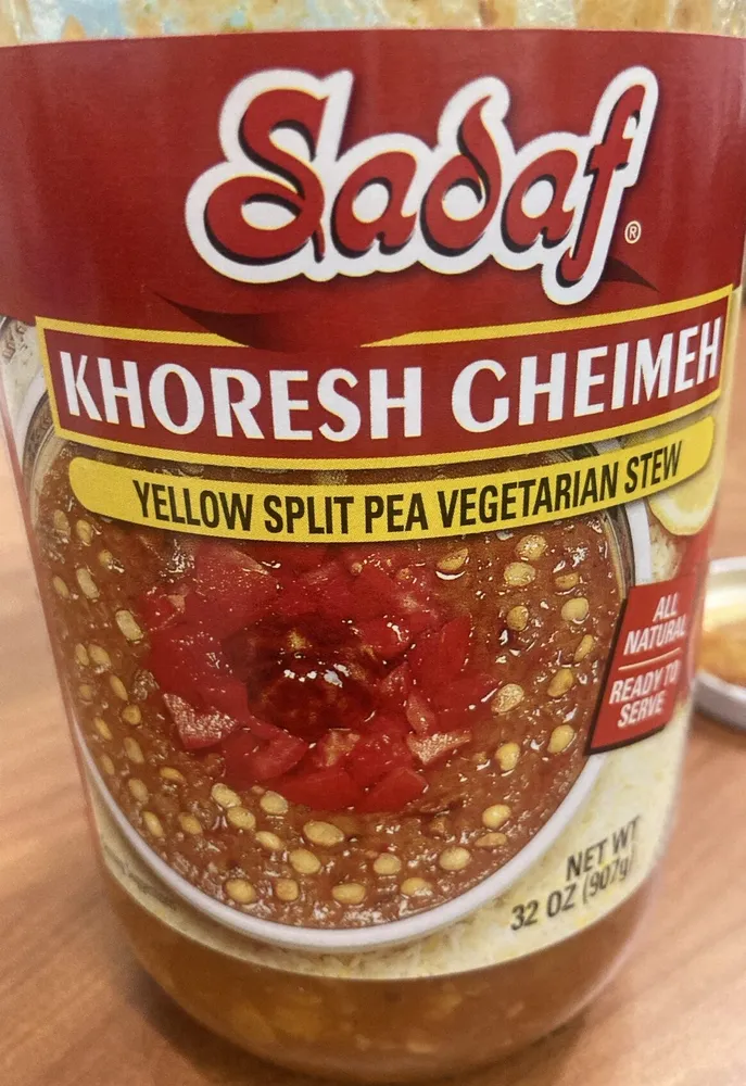 Khoresh Gheimeh Yellow Split Pea Vegetarian Stew