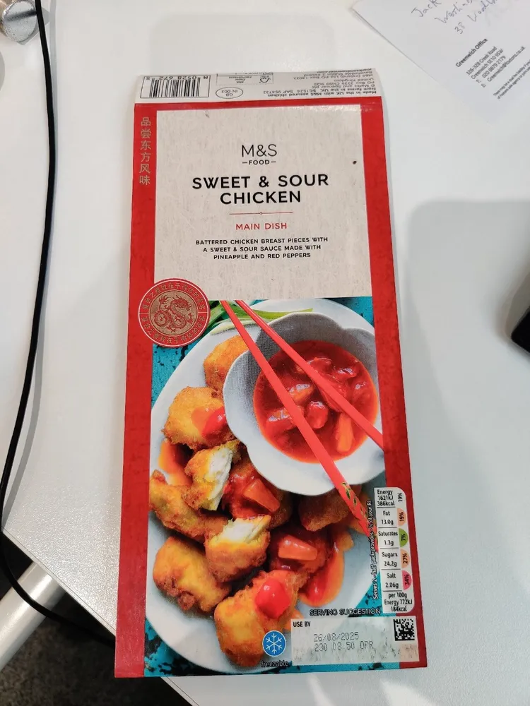 Chicken fillets with sweet & sour sauce