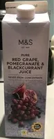 Pressed Red Grape, Pomegranate and Blackcurrant Juice