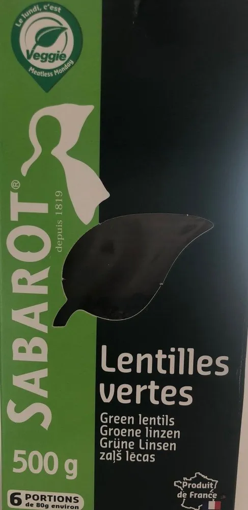 Lentilles vertes