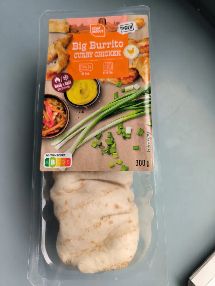 Big Burrito Curry Chicken