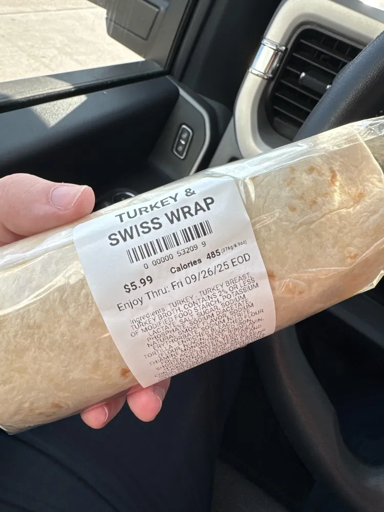 Turkey & Swiss Wrap
