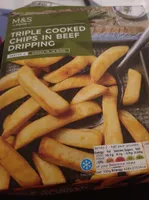 Triple cookie chips in beef dripping