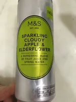 Sparkling cloudy Apple & Elderflower