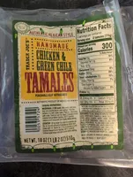 CHICKEN & GREEN CHILE TAMALES