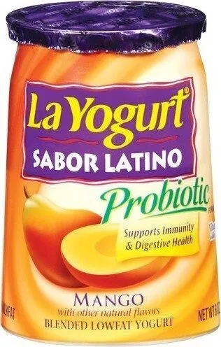 Probiotic Blended Lowfat Yogurt, Mango