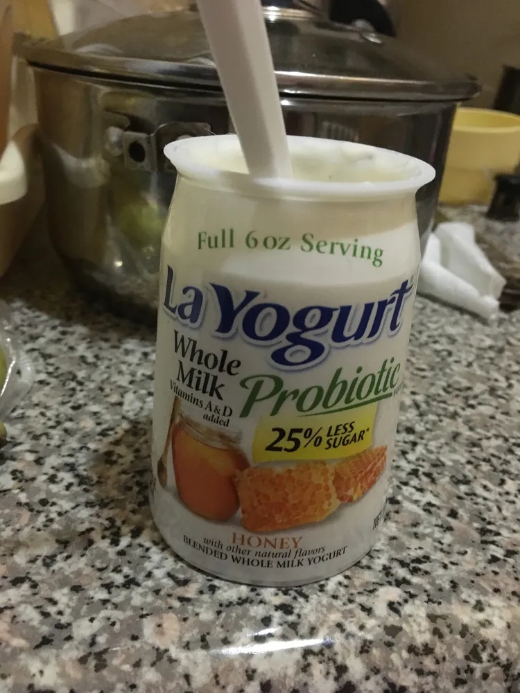Blended whole milk yogurt
