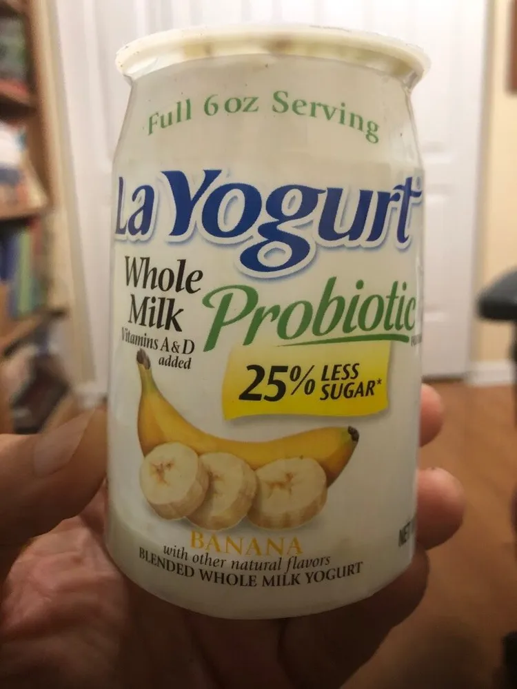 Probiotic banana yogurt