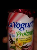 La yogurt, original lowfat yogurt, vanilla
