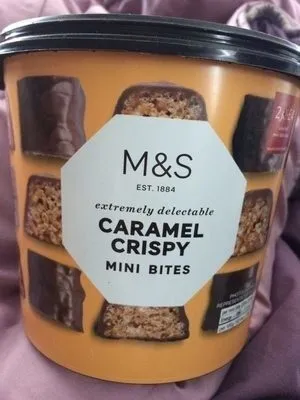 Caramel crispy mini bites