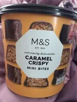 Caramel crispy mini bites