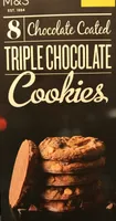 Triple chocolate cookies