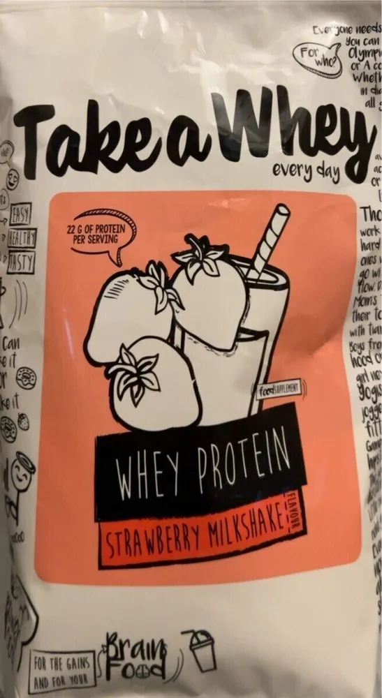 Take A Whey Strawberry Milkshake
