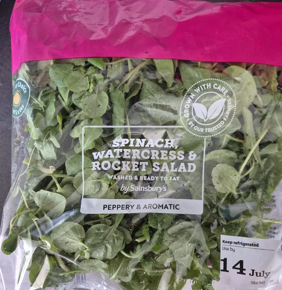 Spinach, Watercress & Rocket Salad