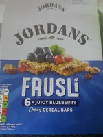 Frusli 6 x Juicy Blueberry Chewy Cereal Bars
