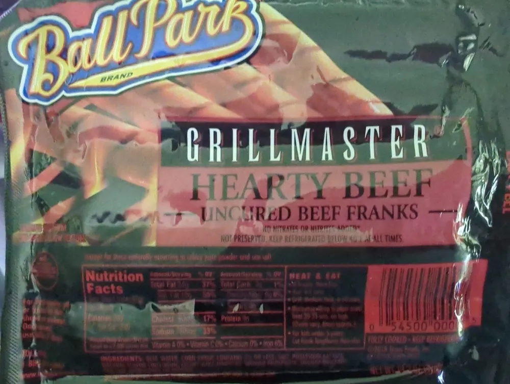 GRILLMASTER HEAVTY BEEF UNCURED BEEF FRANKS