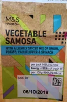 Vegetable Samosa