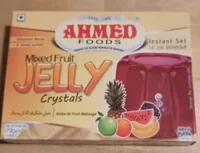 Mixed fruit jelly crystals