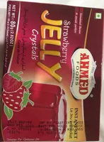 Strawberry jelly crystals