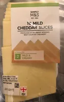 Mild cheddar slices