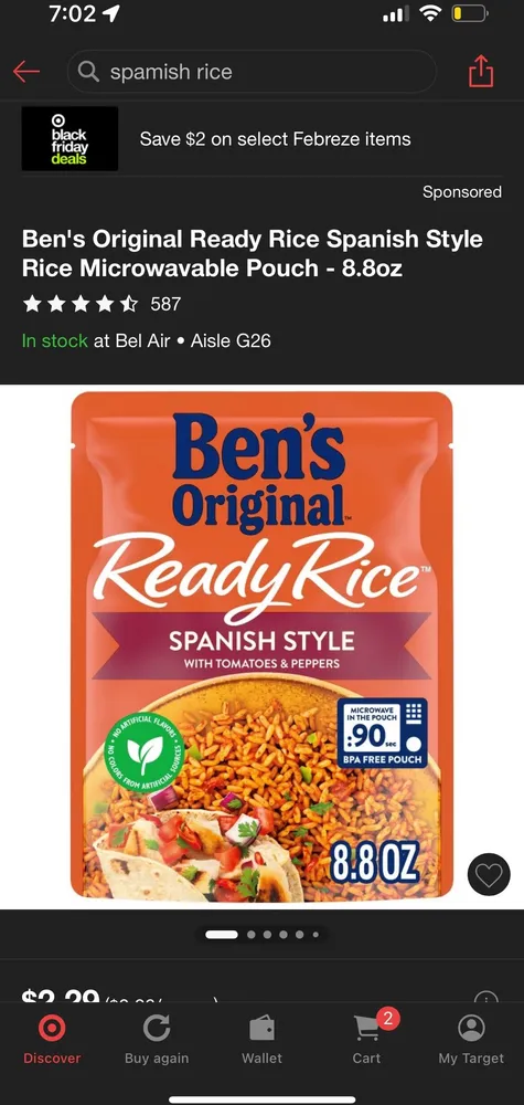 Ready Rice Spanish Style with Tomatoes & Peppers