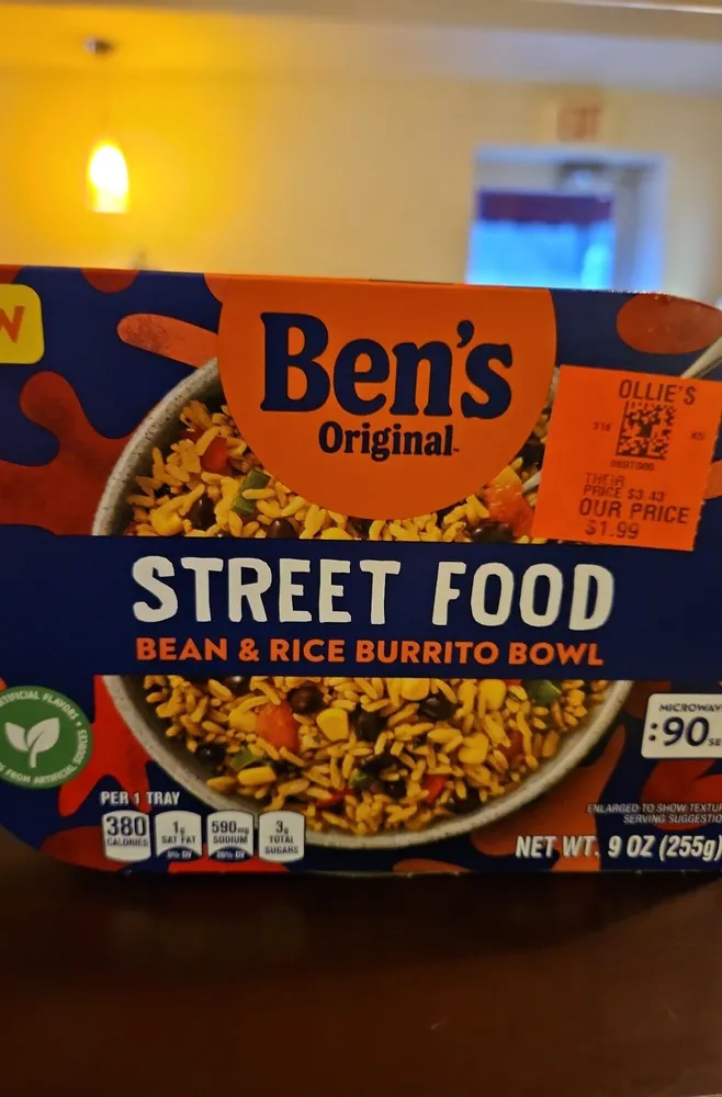 Street Food Bean & Rice Burrito Bowl 5.39