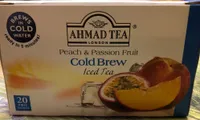 miscela tè nero per infusione a freddo aromatizzato pesca frutto della passione