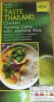Taste Thailand - Chicken Panang Curry with Jasmine Rice