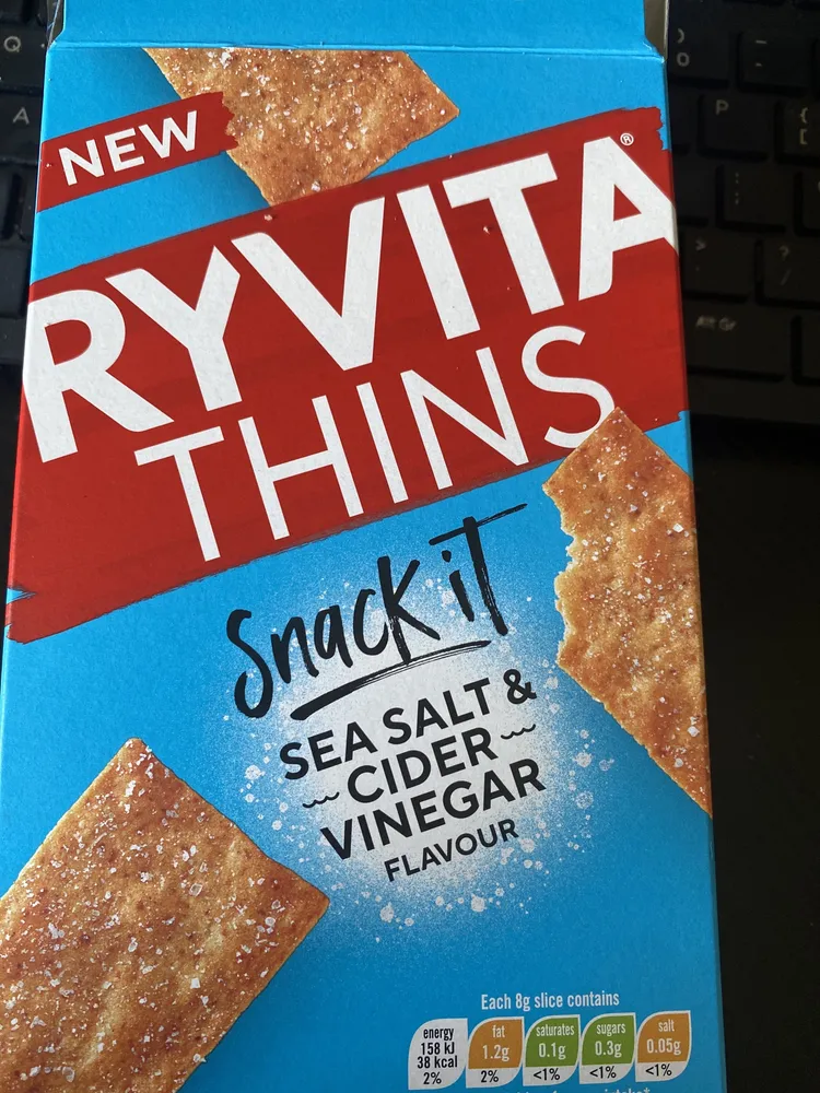 Thins Snack It Sea Salt & Cider Vinegar Flavour