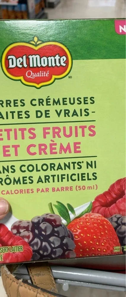 Barres cremeuses