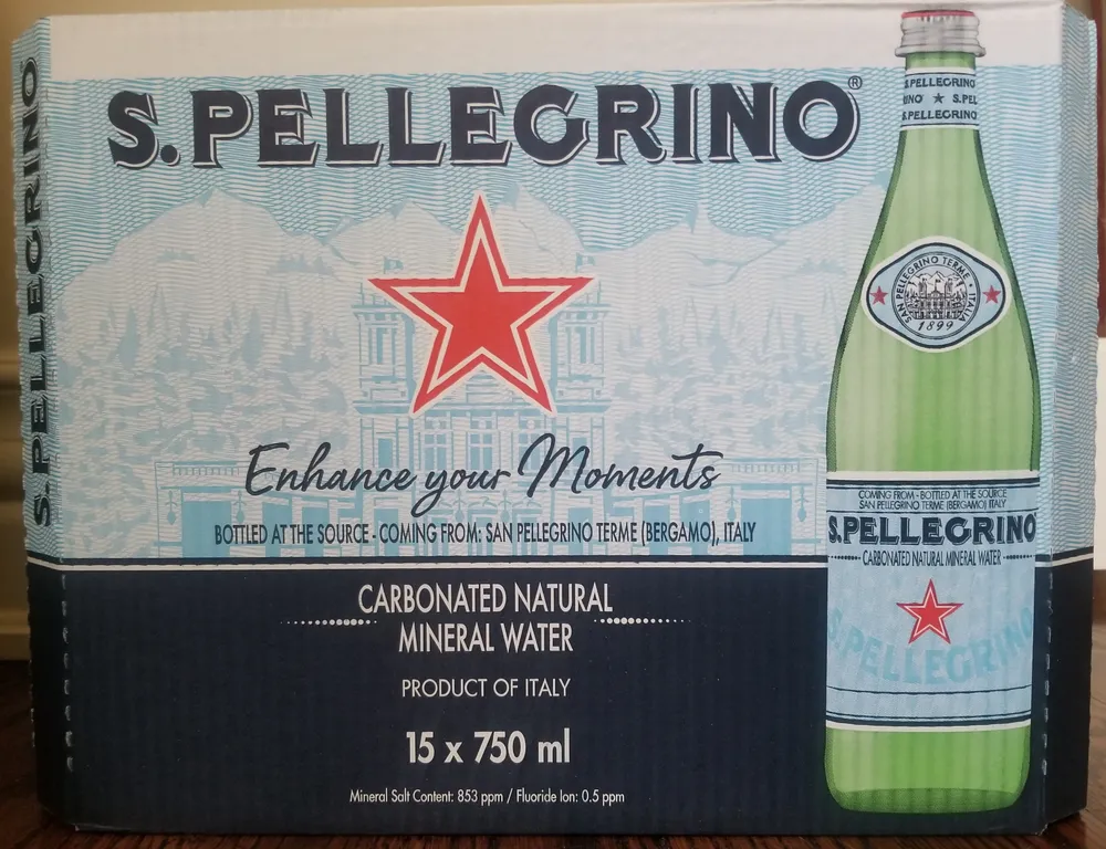 S. Pellegrino Eau Minérale Naturelle Gazéifiée