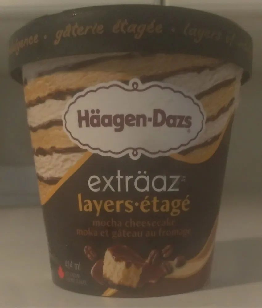 Mocha Cheesecake exträaz Layers Ice Cream