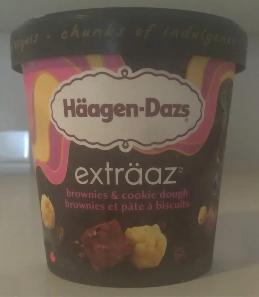 Brownies & Cookie Dough exträaz Ice Cream
