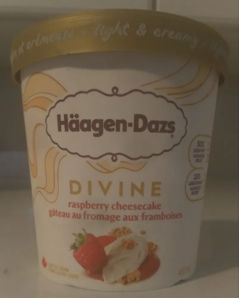 Divine Raspberry Cheesecake Light Ice Cream