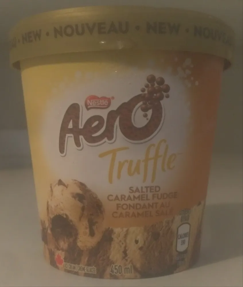 Aero Truffle Salted Caramel Fudge Ice Cream