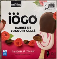 Yogourt Glacé Framboises Et Chocolat