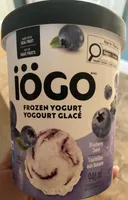 Frozen Yogurt Blueberry Swirl