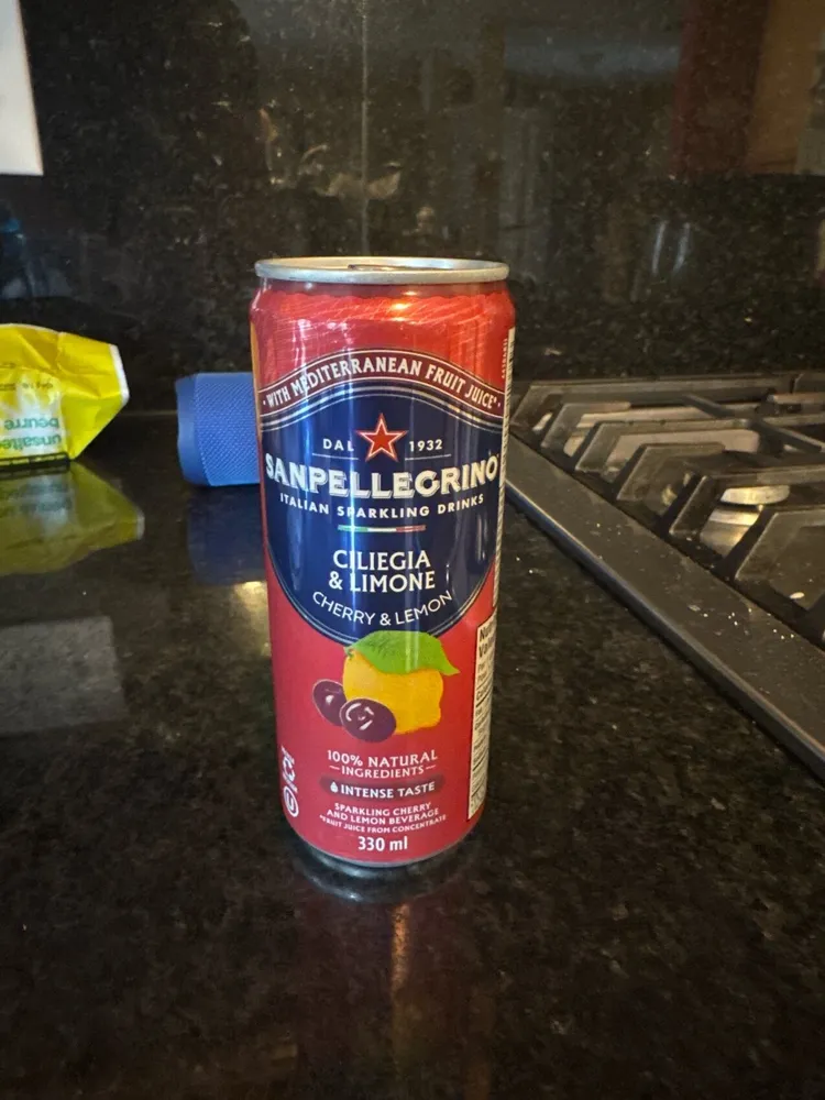 Cherry And Lemon Sparkling Soda